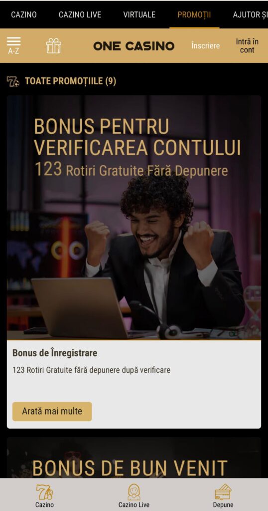 bonusuri onecasino