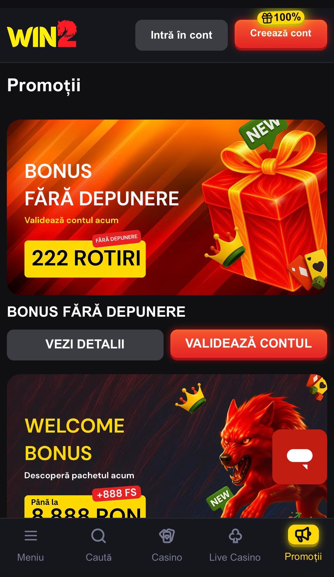 bonusuri win2
