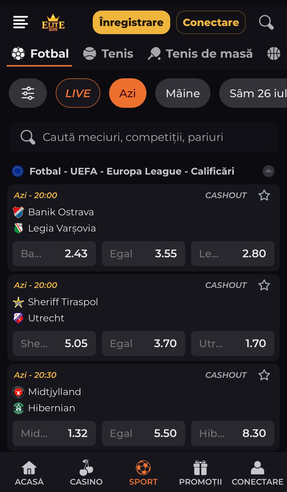 live casino elite slots