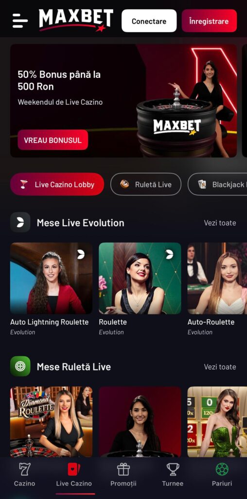 live casino maxbet