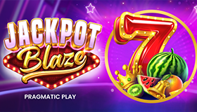 Grafică colorată cazinou Jackpot Blaze